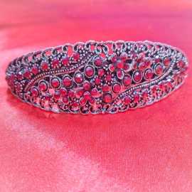 Rhinestones Beads Metal Bow Hair Barrettes Elegant Hair Clips For Women And Girls Fashion Sparkly