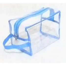 Cosmetic Bag Organizer Makeup Storage Jewelry Vanity Box (Transparent)11X5X5 Inch 1 Piece