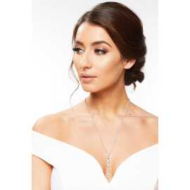 Rose Gold Long Tassel Necklace