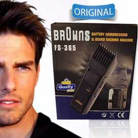 Browns FS 365 Hair Expert Trimmer Clipper Hair Cutting Machine With Styling Comb And Scissor - 1 Set