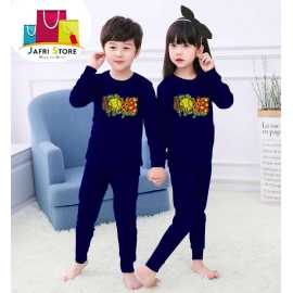 Attractive Summer Collection Kids Nigh suits Pack of 2 - Black T Shirt And Black Trouser