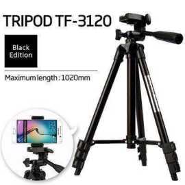 TRIPOD 3120 Camera Stand with Mobile Holder 4-section Portable Mini Trip