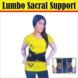 Lumbo Sacral Support belt For Women - Black