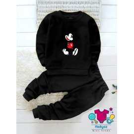 Appealing Summer Collection Kids Suits - Black Shirt Black Trouser