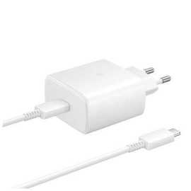 Samsung Type C Charger 20W - Cable & Adapter - White