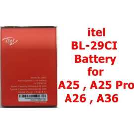 Itel BL-29CI Battery For Itel A26 , A25 , A25 Pro , A36 - 3020mAh