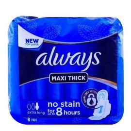 Always Maxi Thick Long For 8 Hours - Pack of 8 Pads