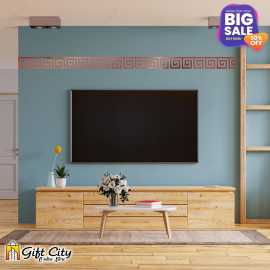 Rose Gold Mirror Tile Sticker Acrylic Border  Art 40 Pcs 60*60mm