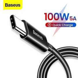 Baseus PD USB  Type-C Charging Data Cable - 100W - Black