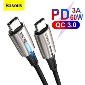 Baseus Type C Charging Cable For Samsung S10, S9, Xiaomi mi 9,8 - 60W