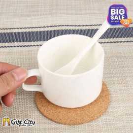 Non-Slip Round Plain Cork Tea Coaster - 1 Piece