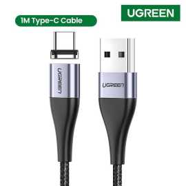 UGREEN Magnetic 3A Type-C Fast Charging Cable 1M Black