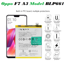 Oppo F7 / A3 Battery Replacement (BLP661) With 3400mAh Capacity