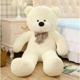 Jeddah 4.5 Feet Big White Teddy Bear For Birthdays, Birthdays, Valentine's Day Gifts