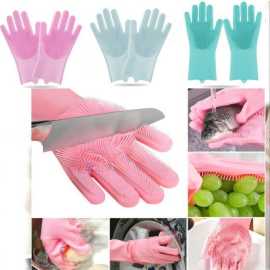 Reusable Magic Dish Wash Gloves - 1 Pair