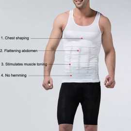 Slim for Men Slim Sando Vest Real Cammy Sleeveless Body Shaper Waist
