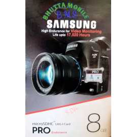 Samsung 8GB SD Memory Card For Cameras - 1 Piece