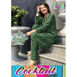 Independence Day Summer Linen Chuniri Printed 2 PCS Suit Stitched