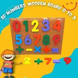Numeric 3D Puzzle Board