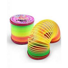Magic Slinky Rainbow Springs Bounce Fun Toy For Kids (Pack of 2)