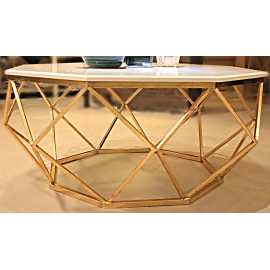 Octagon Centre Table Marble Top - 1 Piece