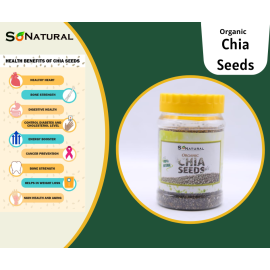 SoNatural -Organic-Chia Seeds | 100% Pure & Organic | Weight Lose - 100gm