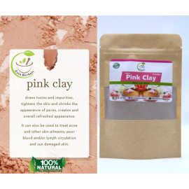 Zain Herbals  Pink Clay Skin Care  Draw Out Impurities  Fresh Skin - 100G
