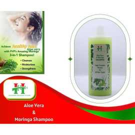 Husnain Organic Store - Aloe Vera & Moringa Shampoo - 1000Ml