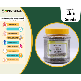 SoNatural - Organic-Chia Seeds | 100% Pure & Organic | Weight Lose - 200G