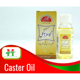 Husnain Organic Store - Caster Oil Organic Moisturizing Oil Healthy Skin, Clog Pores - 60Ml