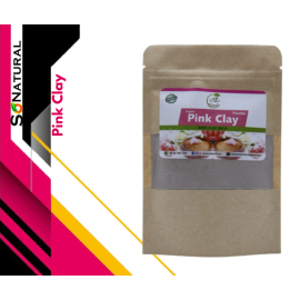SoNatural Pink Clay Powder Mask - 100% Natural - 100G