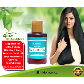 SoNatural Hair Care Oil - Long & Shiny Hairs-Natural Hair Growth Oil For Men & Women (4 Days Challenge) - 120Ml