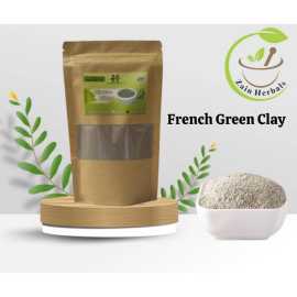 Zain Herbals | French Green Clay | Drawing Out Impurities From The Pores | Toning Skin - 200gm