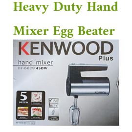 Kenwood plus Hand Mixer And Egg Beater Heavy Duty Steel Body - 450 Watts - 5 Speeds