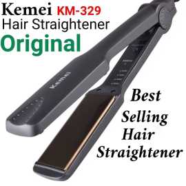 Kemei - Professional Hair Straightener Brush For Women