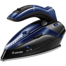 Brand Inside - It Vanilia Travel Steam Iron Two Voltage Small Compact Mini Iron 1000W Fast Heat-Up