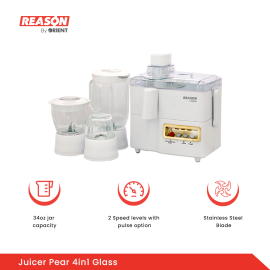 Reason by Orient - Juicer Pear 4in1 Glass RS-J5010