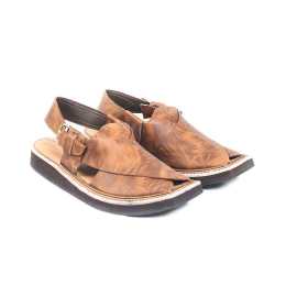 Amani Maqdur Peshawari Chappal For Men - Tiger