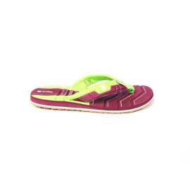 Kito - Kids Flipflop Slipper Green & Maroon - AA15C