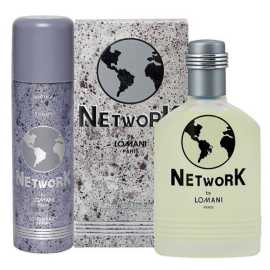 Pack Of 2 Lomani Network Perfume & Deodorant For Men