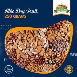Mix Dry Fruit Non-Roasted Fresh Stock - 250grams Pack