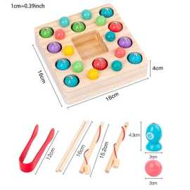 Fishing Game Toddlers Montessori Playsets Interactive Education Busy Board Toy