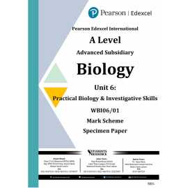 Pearson Edexcel Ial Wbi06 Biology Unit 6