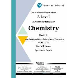 Pearson Edexcel Ial Wch01 Chemistry Unit 1