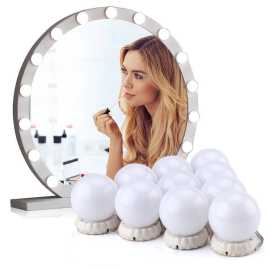 Led Makeup Mirror Light Led Hollywood Light 12V - 10 Bulb