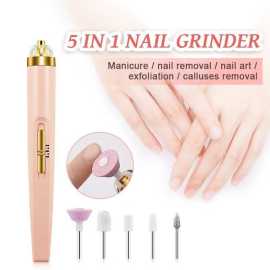 5 In 1 Electric Manicure Kit- Drill Mill For Manicure  Polisher Remover