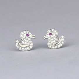 Cute Duck Face Stud Earrings For Girls Stylish Women Ladies Gift