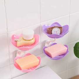 Double Layer Wall Mounted Soap Holder Rack - 1 Piece