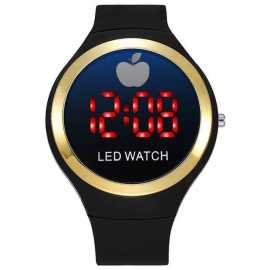 Apple Style Digital Led Sports Round Shape Watch For Men