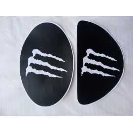 pack of 2 Vinyl Stickers For Backlight cover Of 70cc and 125cc Bike